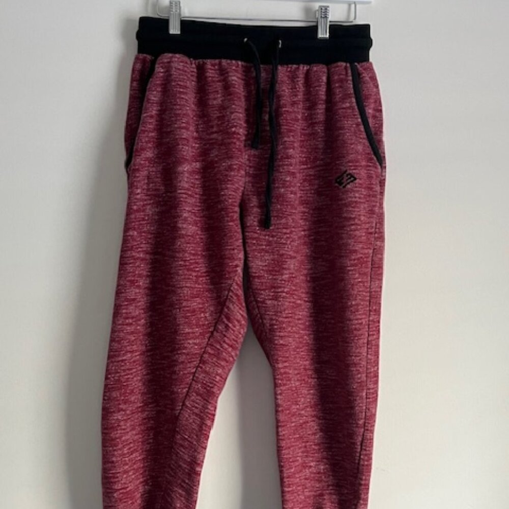 Enyce Maroon and Gray Sweatpants Size Medium